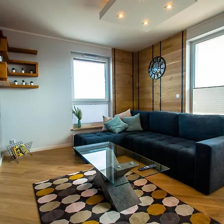 Apartmán Grand - On The 17th Floor With Panorama Of The Old Town Gdaňsk