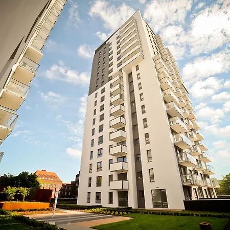 Grand - On The 17th Floor With Panorama Of The Old Town Gdaňsk