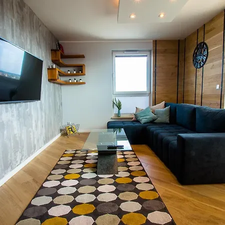 Grand - On The 17th Floor With Panorama Of The Old Town Appartement Gdańsk